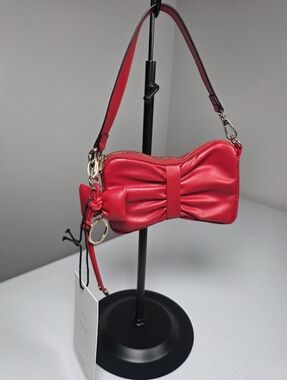 Sincerely Jules Red Bow Mini Wristlet
